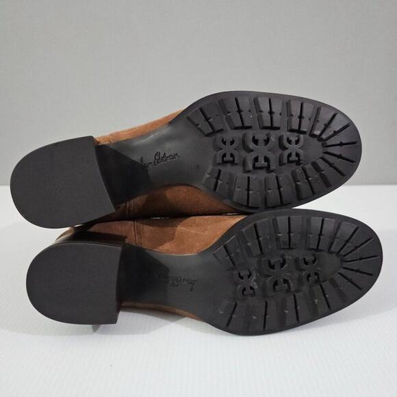 Sam Edelman Kaiti Zip Ankle Bootie Womens 7.5 Brown Suede Low Heel Western NEW - Picture 11 of 13